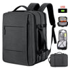 Expandable USB Travel Backpack for Men - Waterproof