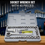 40 Pcs Combination Socket Wrench Set - Gadget Asia - Image 16
