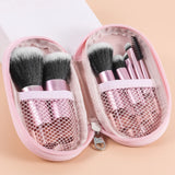 10pcs Mini Makeup Brush Set Powder Eyeshadow Foundation Blush Blender Concealer Beauty Makeup Tools Brush Professional Supplies - AliExpress 66 - Image 3