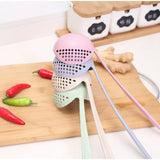 2 in 1 Soup Spoon Wheat Straw Long Handle Soup Spoon Straining Ladle Soup Pan Spoon with Filter Strainer Kitchen Utensils - AliExpress 15 - Image 6