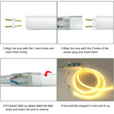 360 Degree Lighting Neon Led Strip 220V 30M 50M 100M Waterproof Neon Led Tape Silicon Tube Flexible Outdoor Room Decoration - AliExpress  - Image 5