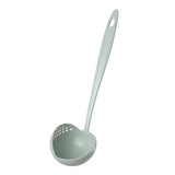 2 in 1 Soup Spoon Wheat Straw Long Handle Soup Spoon Straining Ladle Soup Pan Spoon with Filter Strainer Kitchen Utensils - AliExpress 15 - Image 7