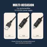 5/12/24V Car Fan Cooling Car Fan Dual Head Usb Car Fan 2 Speeds Adjustable for Auto Cooler Air Fan Car Accessories Fan - AliExpress 34 - Image 5