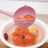 2 in 1 Soup Spoon Wheat Straw Long Handle Soup Spoon Straining Ladle Soup Pan Spoon with Filter Strainer Kitchen Utensils - AliExpress 15 - Image 5