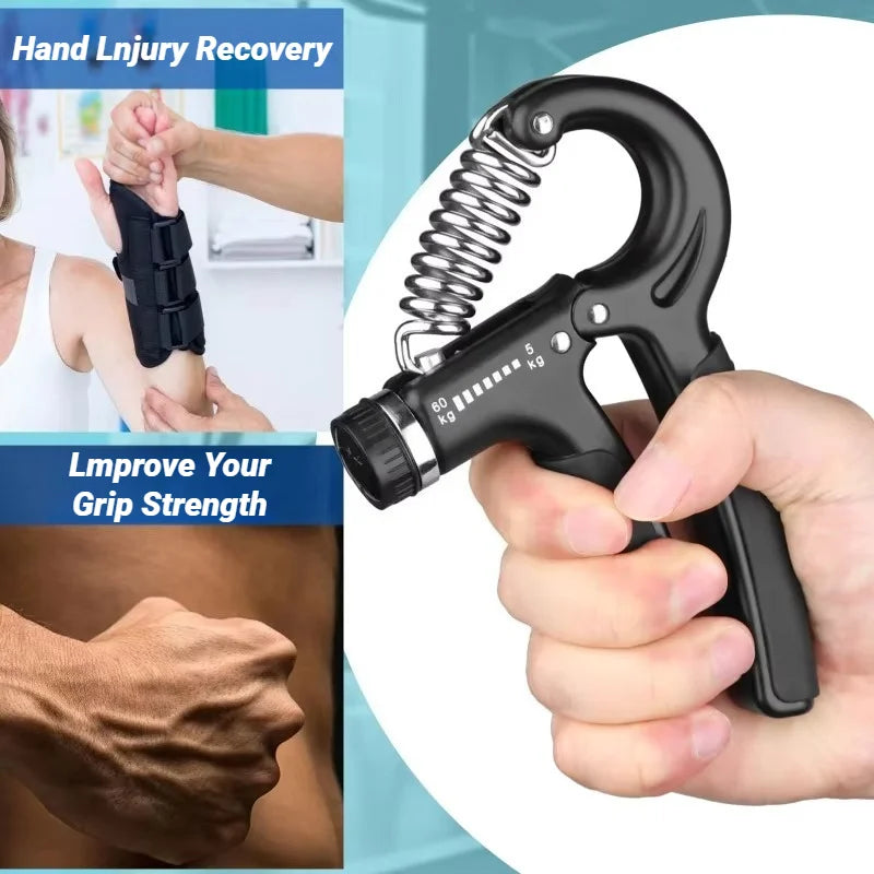5-60KG Hand Grip Strengthener Gym Equipment Gripper Forearm Exerciser Grips Exercise Hands And Fingers Trainer Muscle Fitness - Image 3