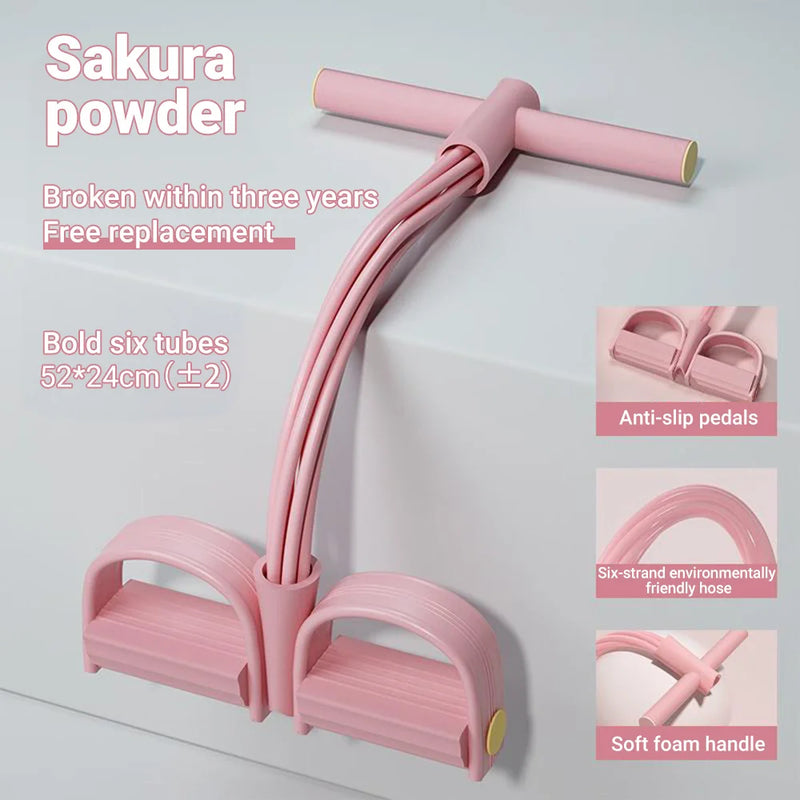 6-Tube Resistance Band Multi Function Tension Rope Fitness Bands 6-Tube Elastic Yoga Pedal Puller For Sports Exercises At Gym - AliExpress 18 - Image 10