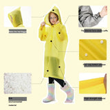 Raincoat Waterproof Raincoat Waterproof Poncho Infant Rain Coat for Boy Girl's Yellow Raincoat XYJ02 - AliExpress  - Image 3