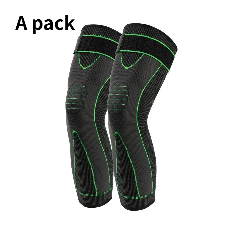 New Nylon Knitted Extended Elastic Knee And Leg Support with Four-way Stretch Breathable Soft Fabric for Comfortable Support - AliExpress 30 - Image 9