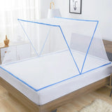 Foldable mosquito net baby bed in a nursery