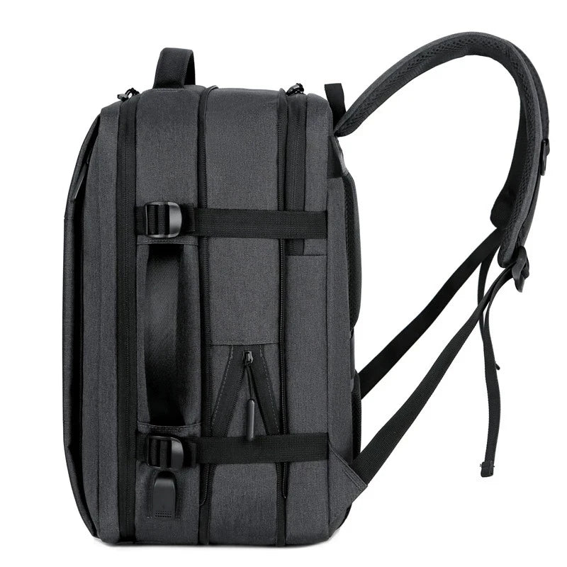 Classic Travel Backpack Men Business Backpack School Expandable USB Bag Large Capacity Laptop Waterproof Fashion Backpack - AliExpress 1524 - Image 4