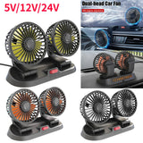 5V car fan in use inside a vehicle