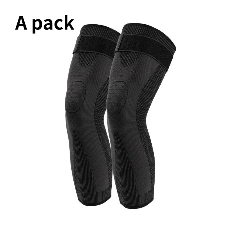 New Nylon Knitted Extended Elastic Knee And Leg Support with Four-way Stretch Breathable Soft Fabric for Comfortable Support - AliExpress 30 - Image 10