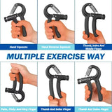 5-60KG Hand Grip Strengthener Gym Equipment Gripper Forearm Exerciser Grips Exercise Hands And Fingers Trainer Muscle Fitness - Image 4