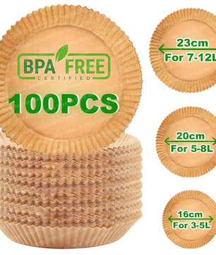 100 pcs Air Fryer Leaf paper