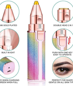 2 In 1 Eyebrow And Facial Trimmer
