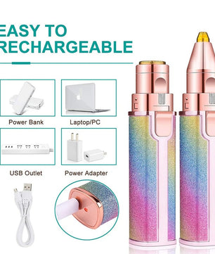 2 In 1 Eyebrow And Facial Trimmer