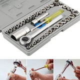 40 Pcs Combination Socket Wrench Set - Gadget Asia - Image 15